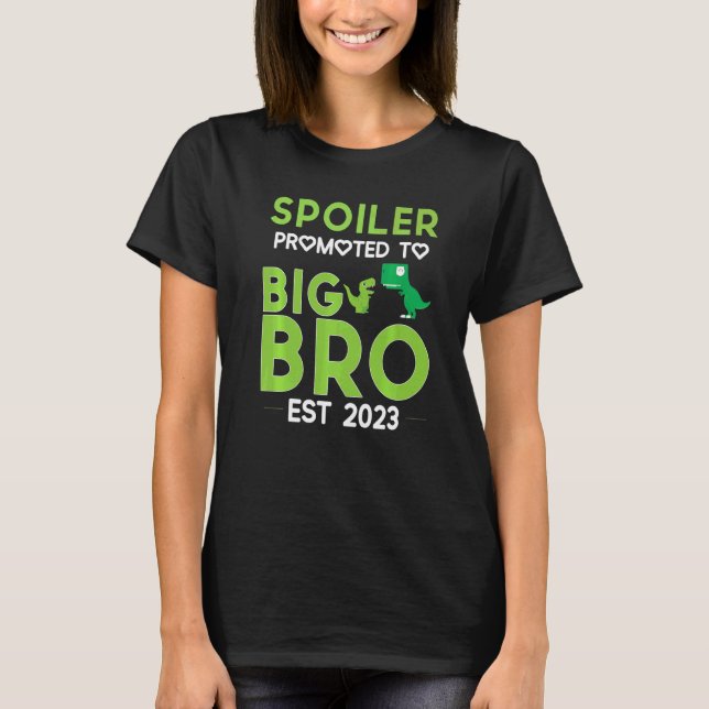 Child I'm going to be big bro pregnancy announceme T Shirt (Framsida)