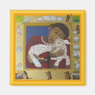 Child Jesus Bra Shepherd Magnet