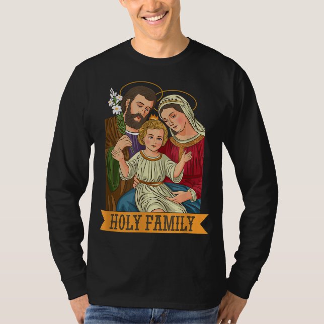 Child Jesus, Virgin Mary och St Joseph T Shirt (Framsida)