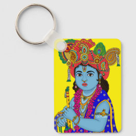 Child Krishna Keychain Nyckelring