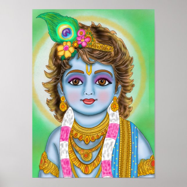 Child Krishna Poster (Framsidan)