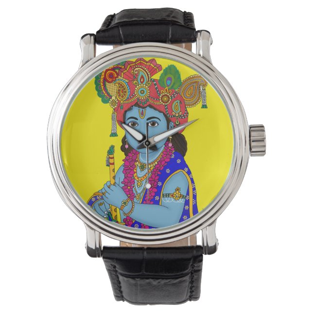 Child Krishna Wall Clock Armbandsur (Framsida)