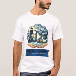 Child Life Specialist Guiding Light Healing Hearts T Shirt