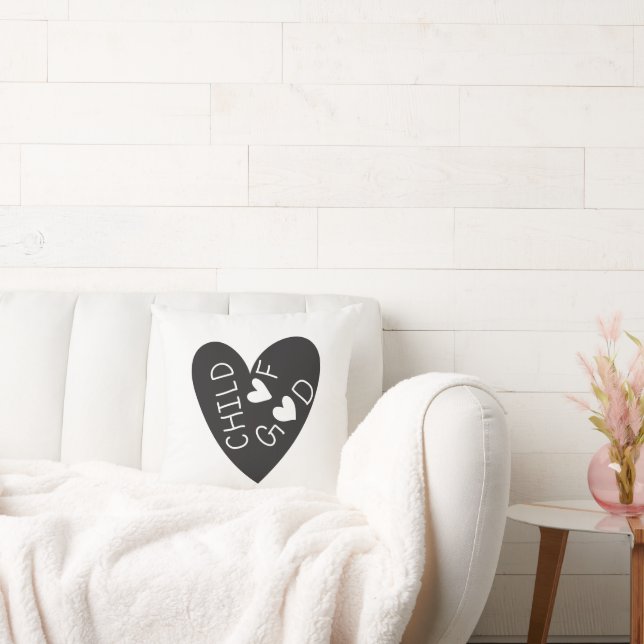 Child of God Black Heart Kudde (Soffa)