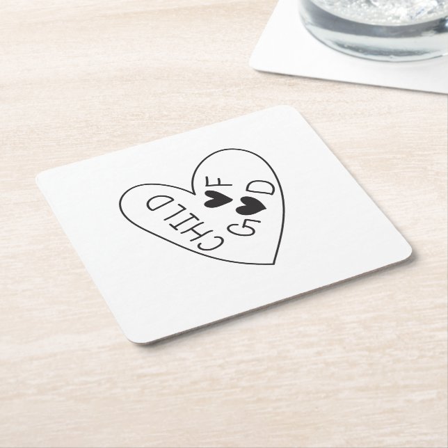 Child of God Underlägg Papper Kvadrat (Vinklad)