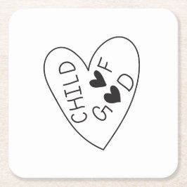 Child of God Underlägg Papper Kvadrat