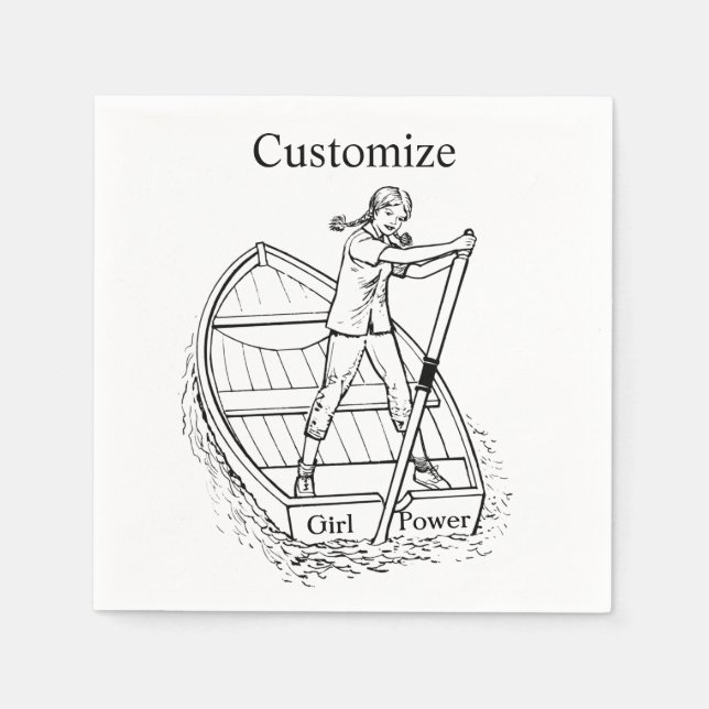 Child Power Sculling Boat Thunder_Cove Pappersservett (Framsidan)