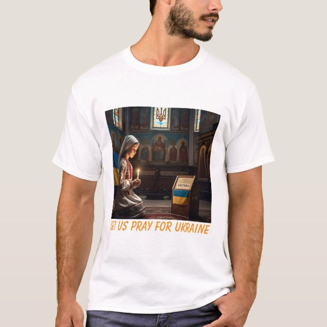 Child Prayer Ukraina Hope United24 t-shirt (Framsida)