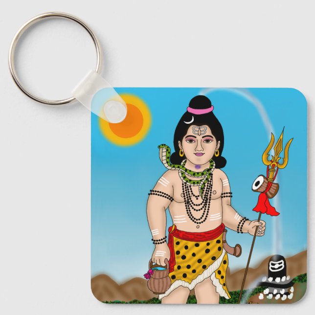 Child Shiva Keychain Nyckelring (Framsida)