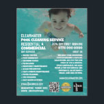 Child Swimmer Porträtt, Swimming Bassäng Städning Flygblad<br><div class="desc">Child Swimmer Porträtt,  Swimming Bassäng Städning serviceannonseringsflygare från Affärskort Store.</div>