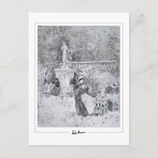 Childe Hassam #148-2 - vykort för konst (Framsida)