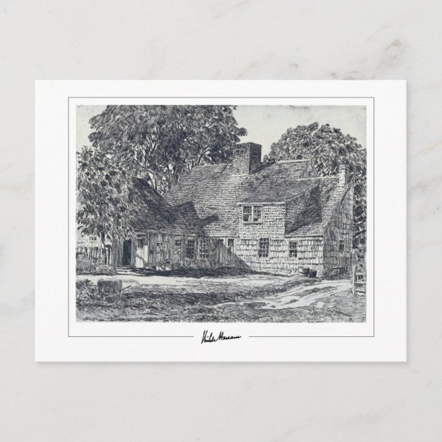 Childe Hassam #160-2 - vykort för konst (Framsida)