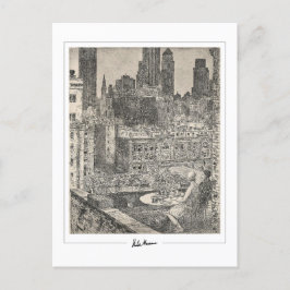 Childe Hassam #174-2 - vykort för konst