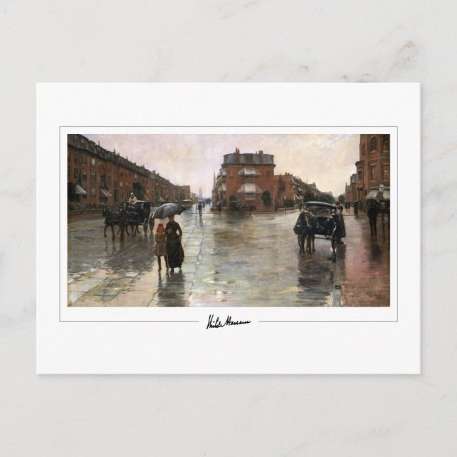 Childe Hassam #17-2 - Finkonst Postkort Vykort (Framsida)