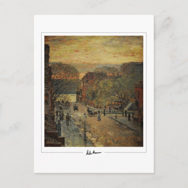 Childe Hassam #276-2 - Finkonstkort Vykort (Framsida)