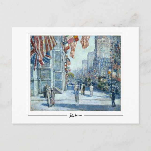 Childe Hassam #282 - vykort för konstföremål (Framsida)