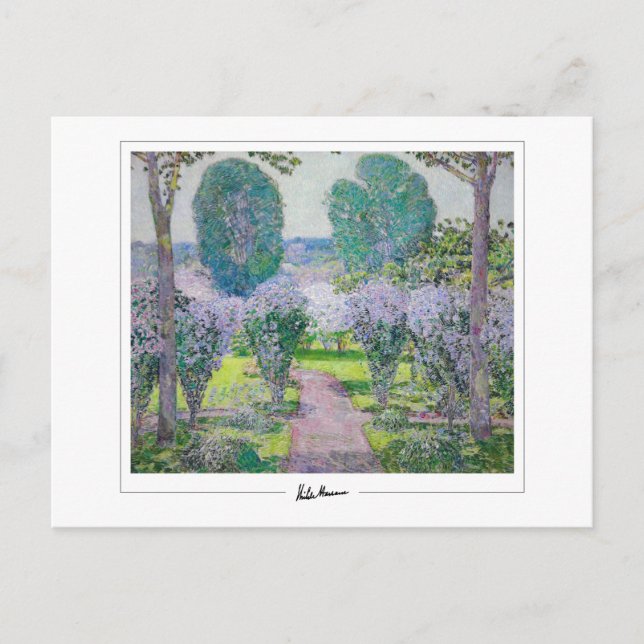 Childe Hassam #286-2 - Finkonst Postkort Vykort (Framsida)