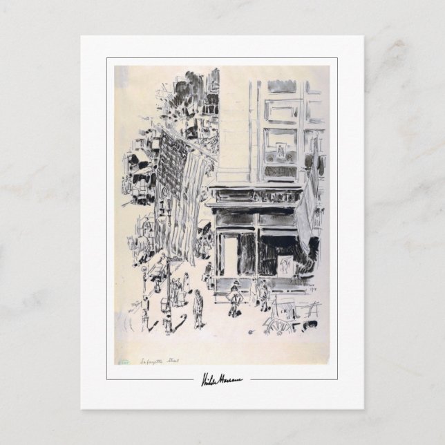 Childe Hassam #341-2 - vykort för konst (Framsida)