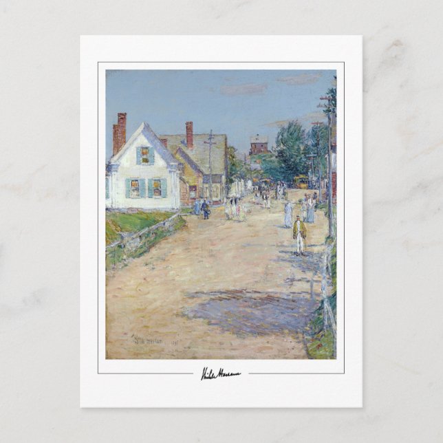 Childe Hassam #36 - Finkonst Postkort Vykort (Framsida)
