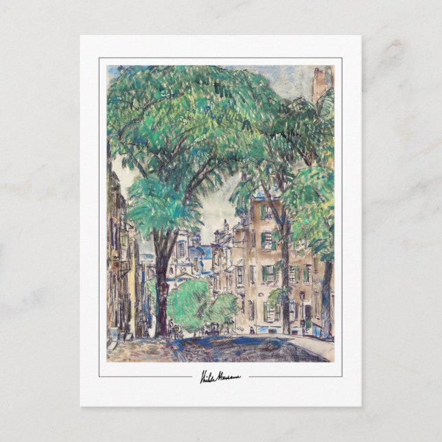 Childe Hassam #375 - Finkonstkort Vykort (Framsida)