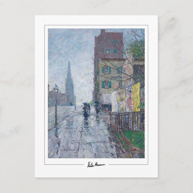 Childe Hassam #378-2 - Finkonst Postkort Vykort (Framsida)