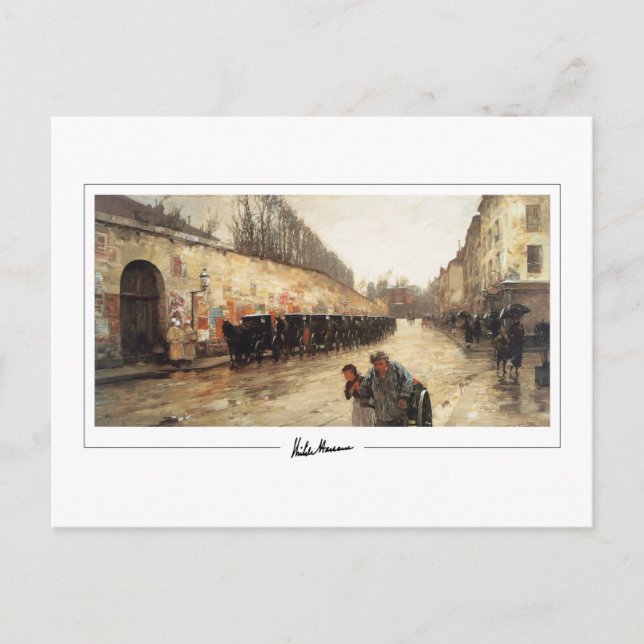 Childe Hassam #382 - Finkonstkort Vykort (Framsida)