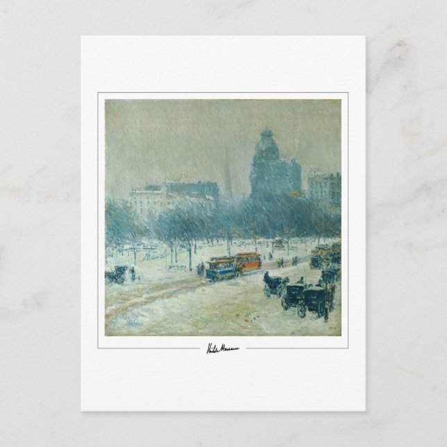 Childe Hassam #407 - Finkonstkort Vykort (Framsida)