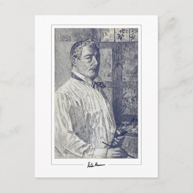 Childe Hassam #408-2 - vykort för konst (Framsida)