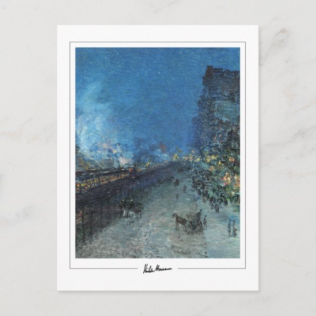 Childe Hassam #437-2 - vykort för konst (Framsida)