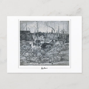 Childe Hassam #438 - vykort för konstföremål
