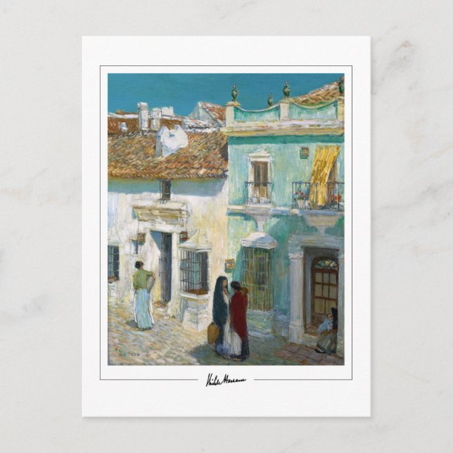 Childe Hassam #450-2 - vykort för konst (Framsida)