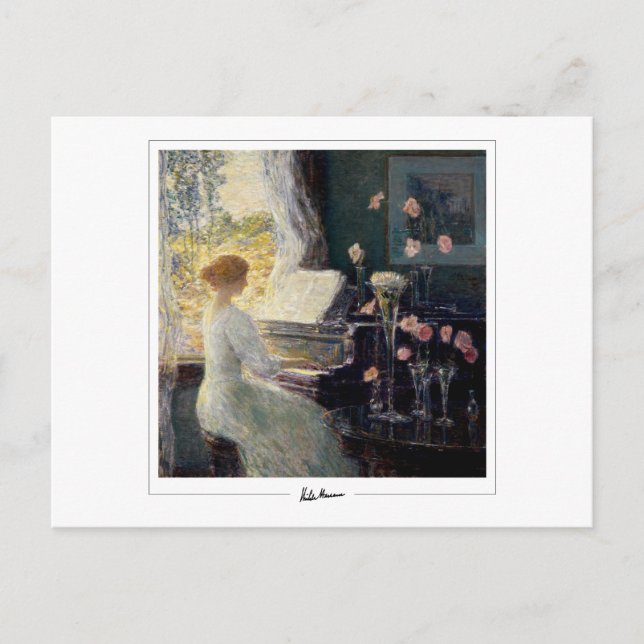 Childe Hassam #4-2 - vykort för konst (Framsida)
