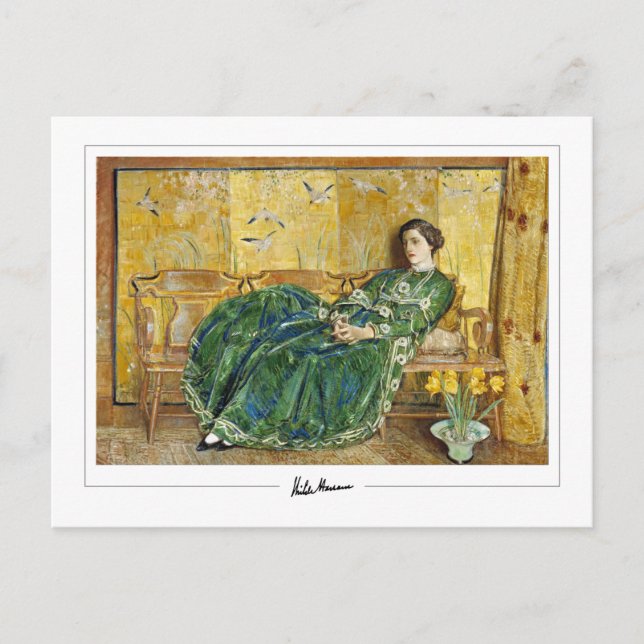 Childe Hassam #58 - vykort för konstföremål (Framsida)