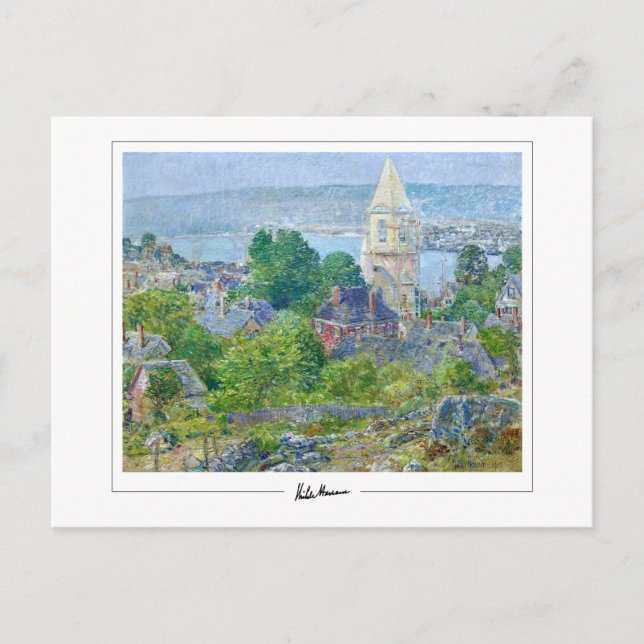 Childe Hassam #94-2 - Finkonst Postkort Vykort (Framsida)
