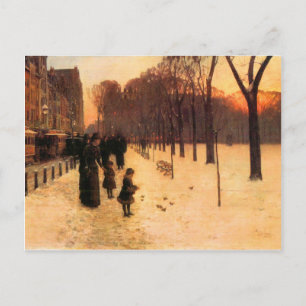 Childe Hassam - Boston i vardagsljus Vykort