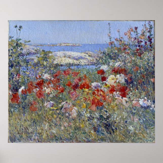 Childe Hassam Celia Thaxters Garden Poster (Framsidan)