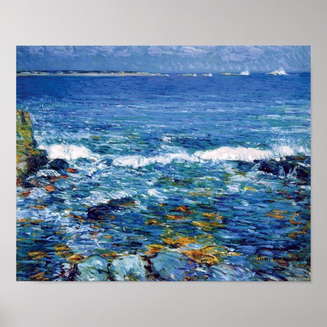 Childe Hassam - Duck Island Från Appledore Poster (Framsidan)