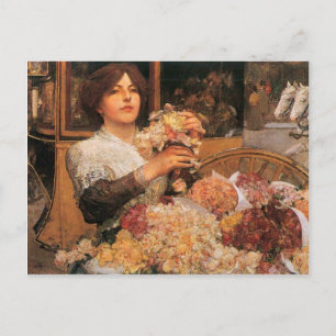 Childe Hassam - flickorna i Ro Vykort