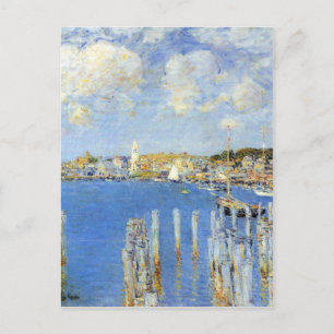 Childe Hassam - Gloucesterens inlandshamn Vykort