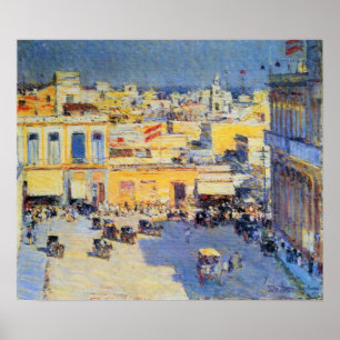 Childe Hassam - Havana, Kuba Poster