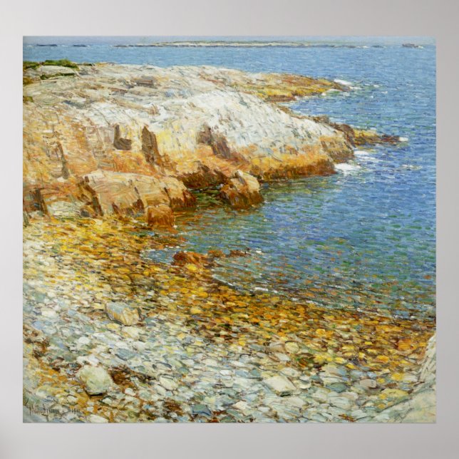Childe Hassam - "Isles of Shoals, Broad Cove" Poster (Framsidan)