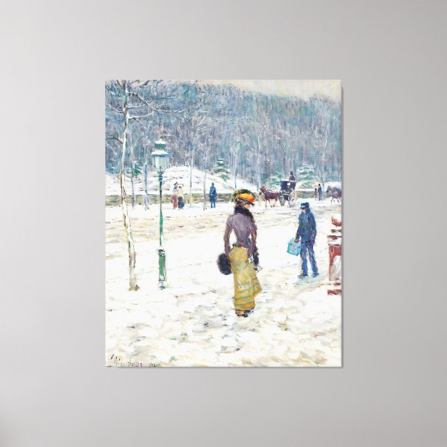 Childe Hassam konststil Canvastryck (Framsida)