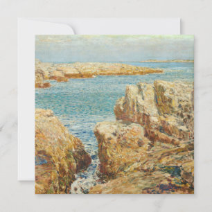 Childe Hassam - Kusten Scen, skovöar Julkort