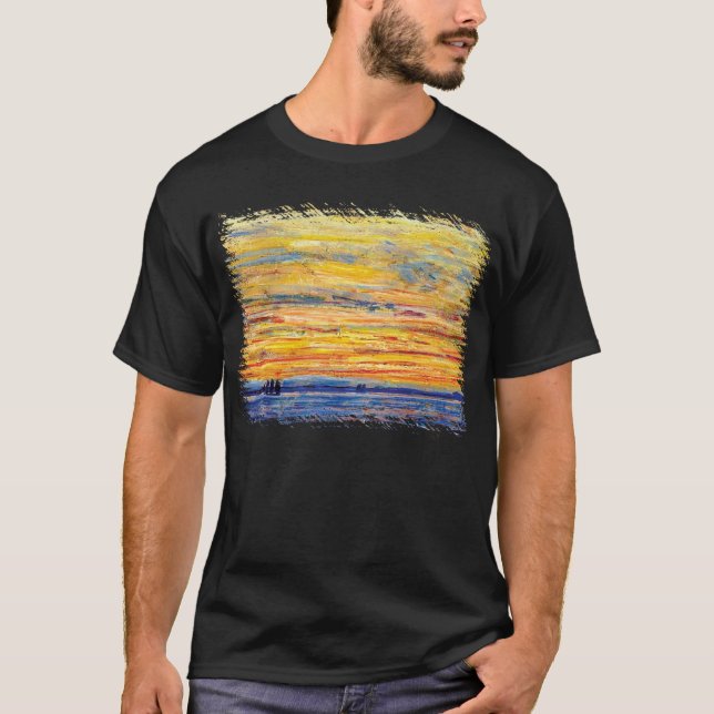 Childe Hassam - Kväll Tee Shirt (Framsida)