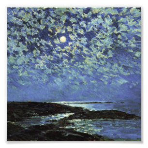 Childe Hassam - Moonlight, Isle of Shoals Fototryck
