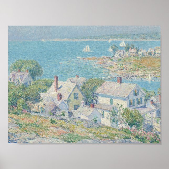 Childe Hassam - New England Headlands Poster (Framsidan)