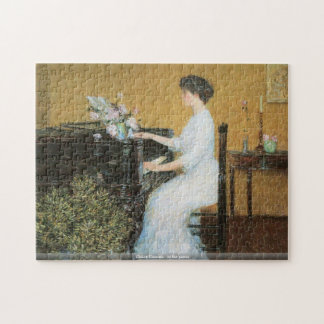 Childe Hassam - på pianopussel Pussel