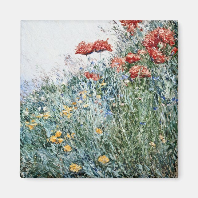 Childe Hassam - Poppies, Appledore Magnet (Framsidan)