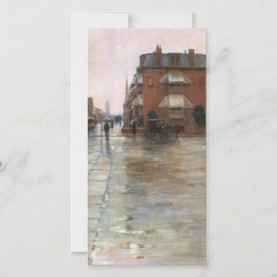 Childe Hassam - Rainy Day, Boston Julkort
