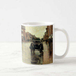 Childe Hassam - regnig dag, Boston Kaffemugg